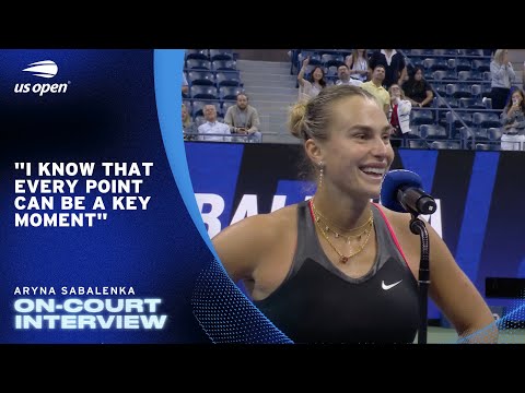 Aryna Sabalenka On-Court Interview | 2025 US Open Round 2