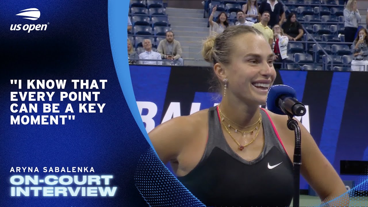 Aryna Sabalenka Reflects on US Open Round 2 Victory 🎾