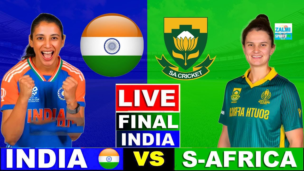 India Women vs South Africa Women Final - Live Cricket World Cup Showdown 🏏