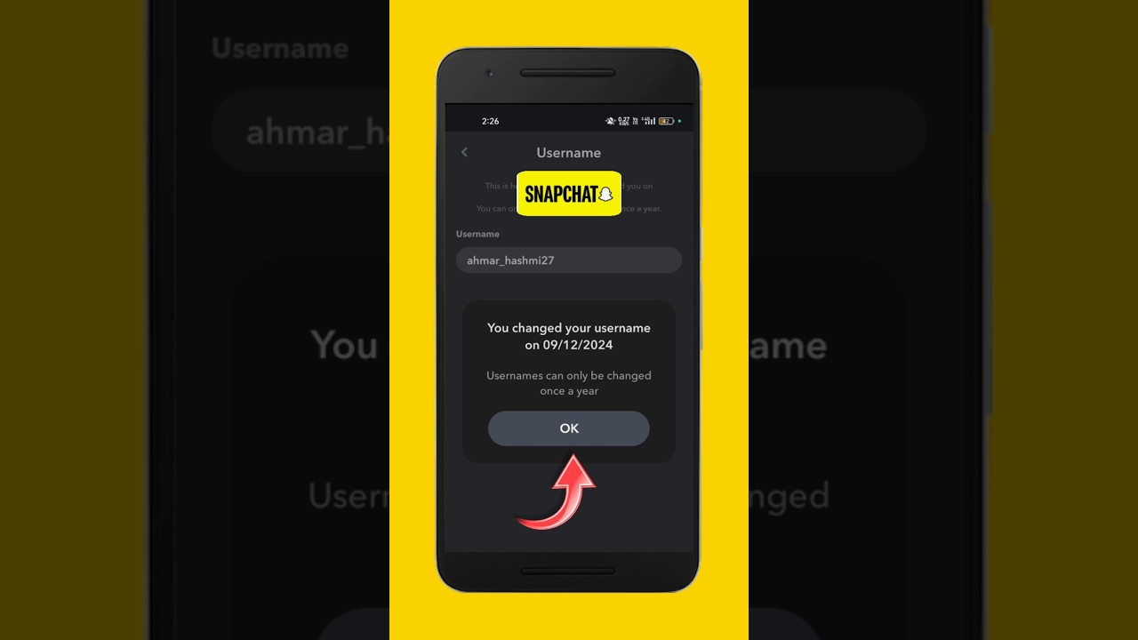 Snapchat Ka Username Kaise Change Kare Within 1 Year