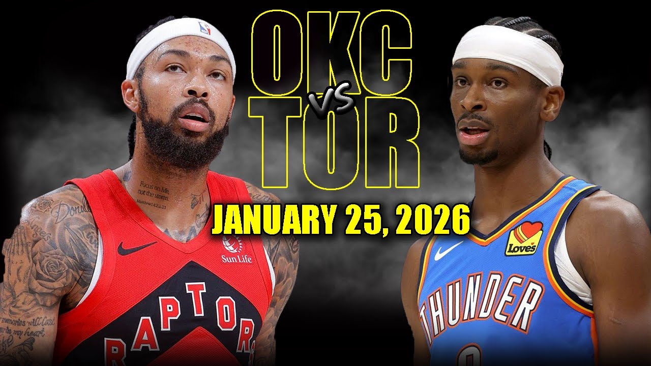 OKC Thunder vs Raptors Full Game Highlights - Jan 25, 2026