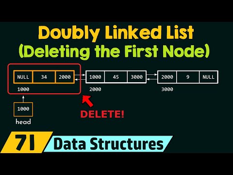 Doubly Linked List (Deleting the First Node)