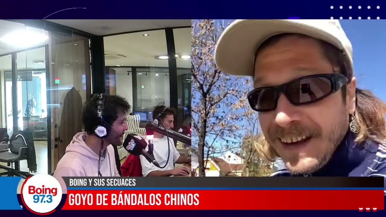 [EN VIVO] Goyo, de Bándalos Chinos, en Secuaces - Radio Boing 97.3