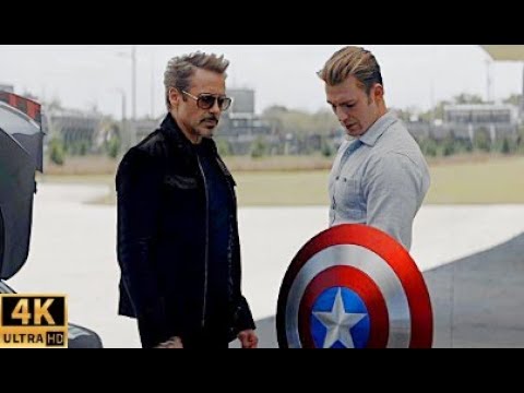 Старк возвращает Кэпу щит. Stark returns the shield to Cap. Мстители Финал Avengers: Endgame