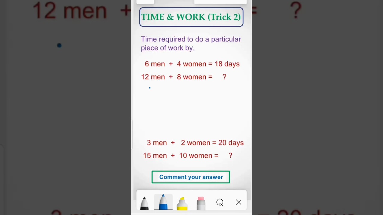 Master Quick Time and Work Problems! ⏱️ | Easy Quantitative Aptitude Trick