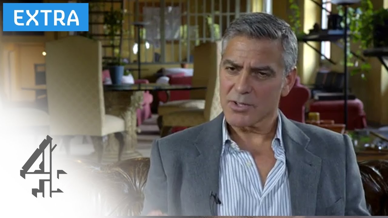 George Clooney Interview | JFK News of a Shooting | More 4