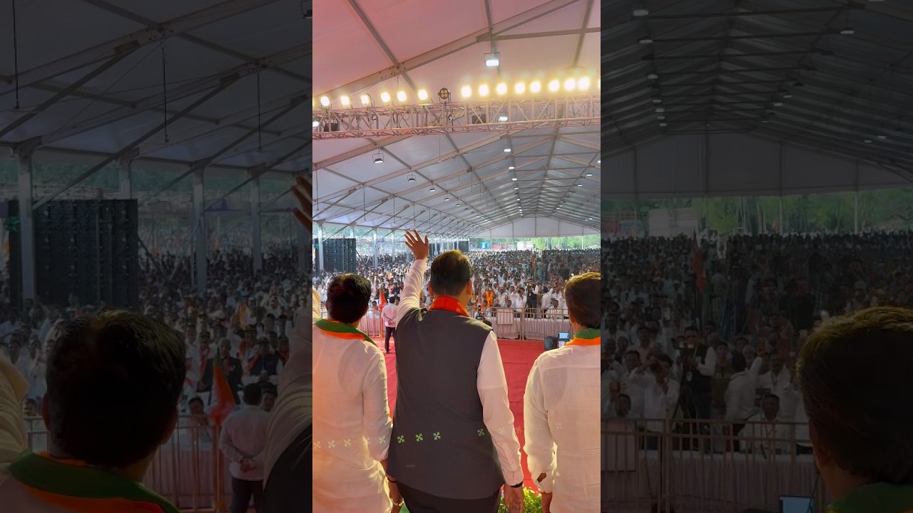 CM Fadnavis at Nagar Election Campaign 🗳️