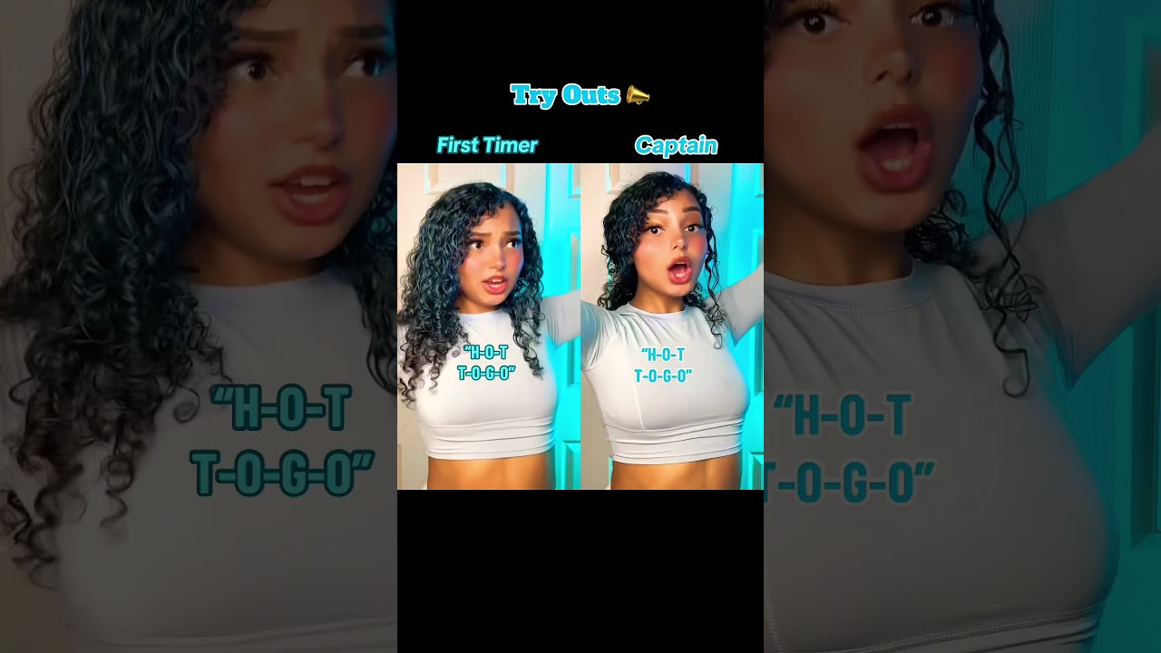 Cheer Captain Spots Talent at Tryouts 📣