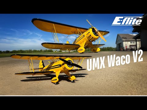 E-flite's UMX WACO V2 - The Backyard Biplane Masterpiece!