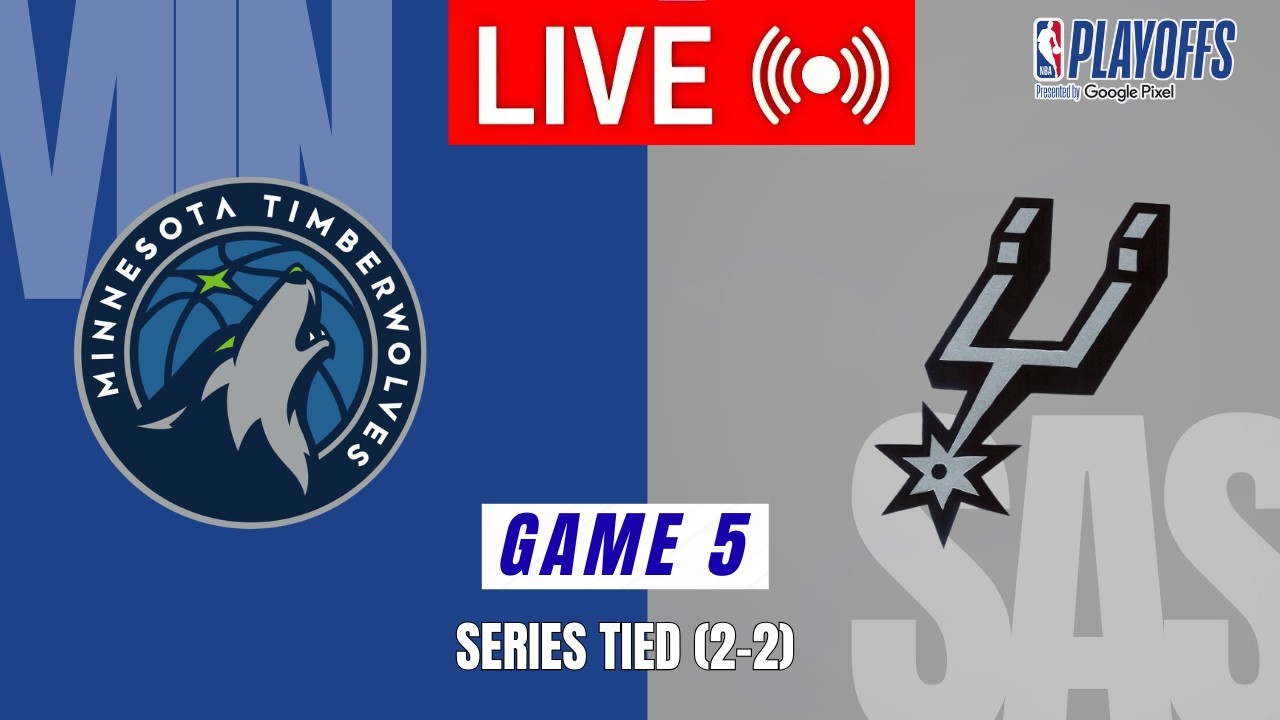 NBA LIVE! San Antonio Spurs vs Minnesota Timberwolves May 13, 2026 Full Game 2K NBA Playoffs Game 5