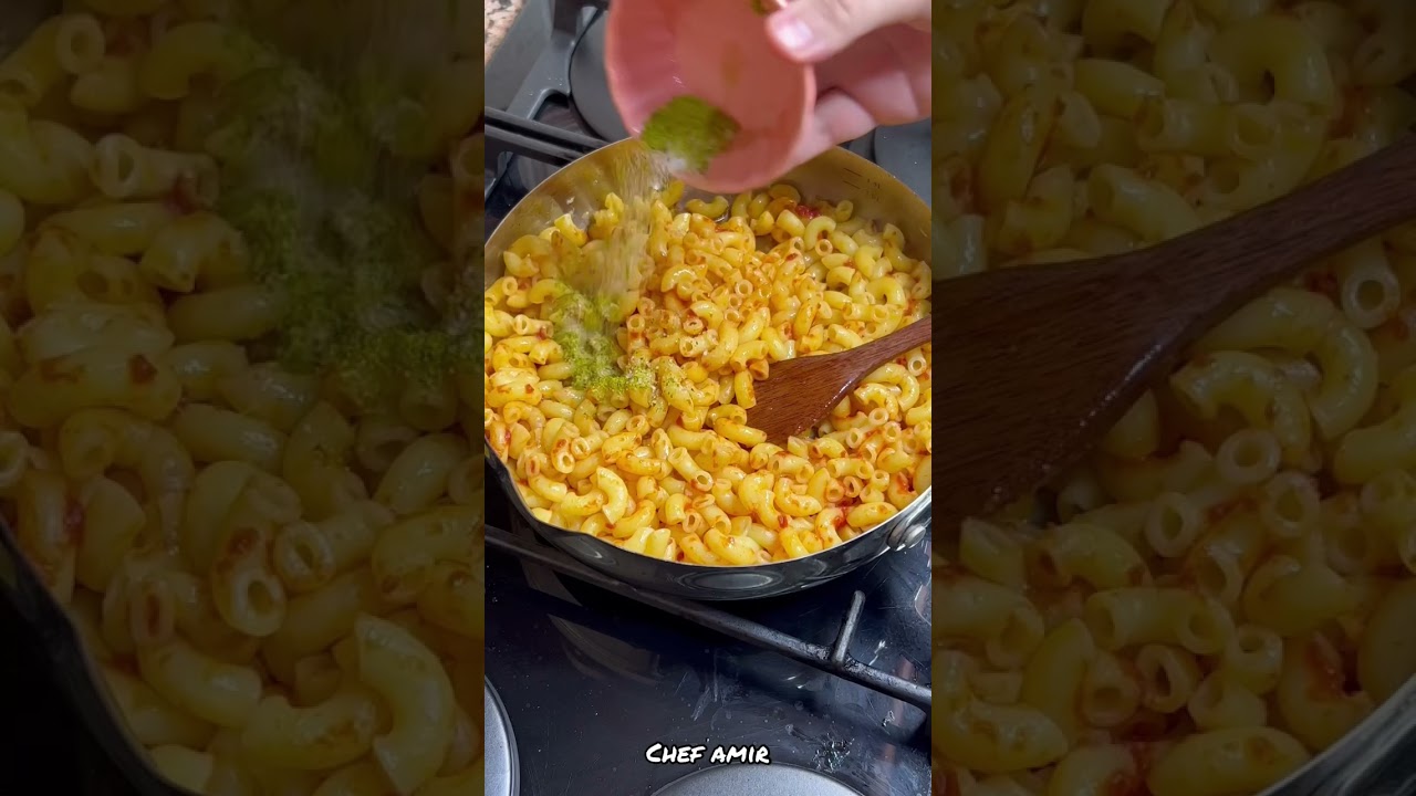 وصفة مكرونة سهلة ولذيذة