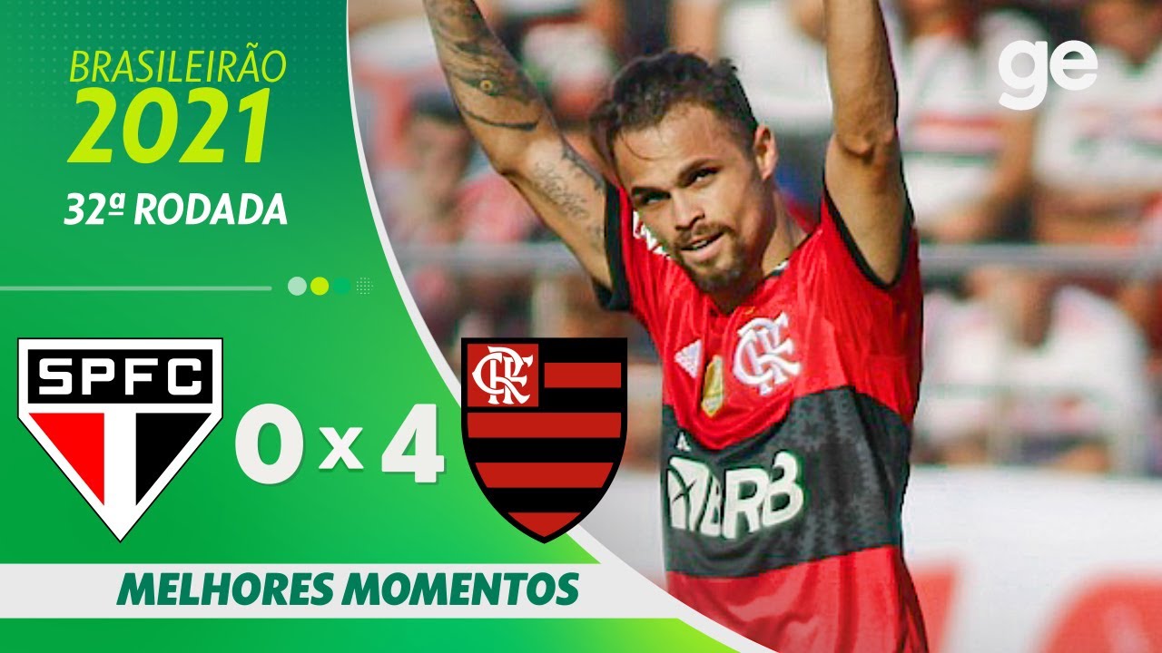 São Paulo 0-4 Flamengo | Melhores Momentos ⚽