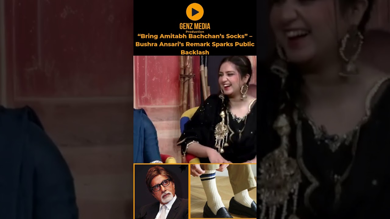 "Bring Amitabh Bachchan’s Socks" – Bushra Ansari’s Remark Faces Heavy Criticism
