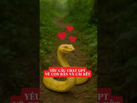 Yêu cầu Chat GPT vẽ con rắn và cái kết #ai #Đọ_trình_với_AI #shorts #chatgpt #chatgpt