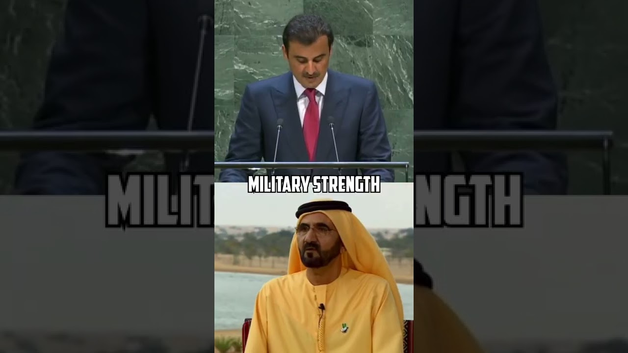 Qatar 🇶🇦 vs UAE 🇦🇪 Military Comparison #shorts