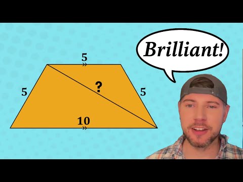 Brilliant Trapezoid Diagonal Puzzle