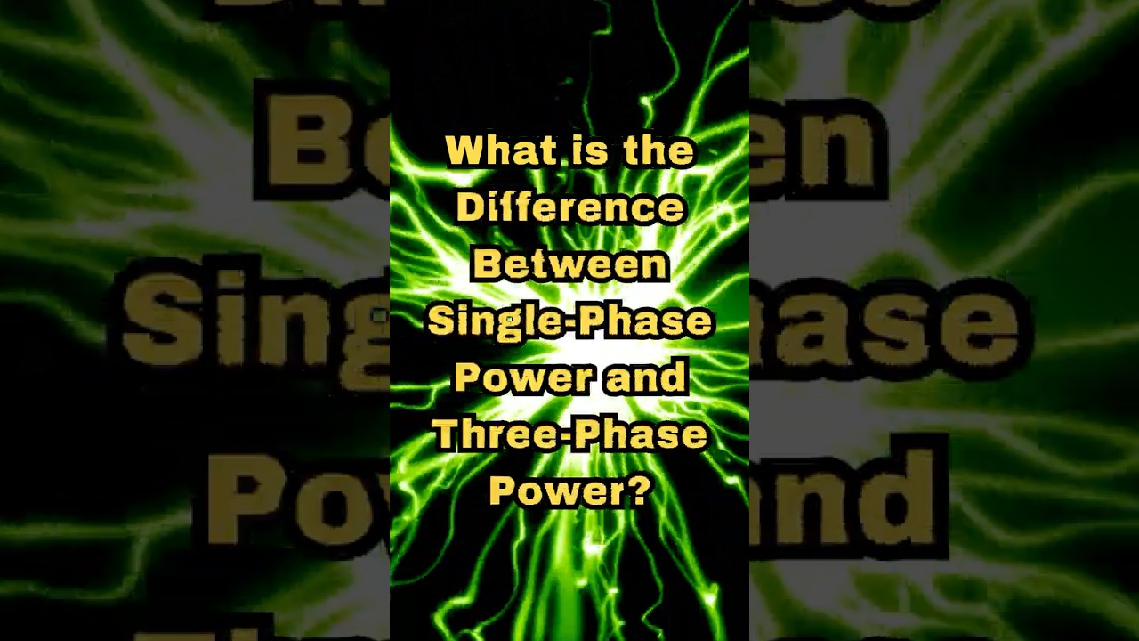 Single vs. Three-Phase Power Explained ⚡