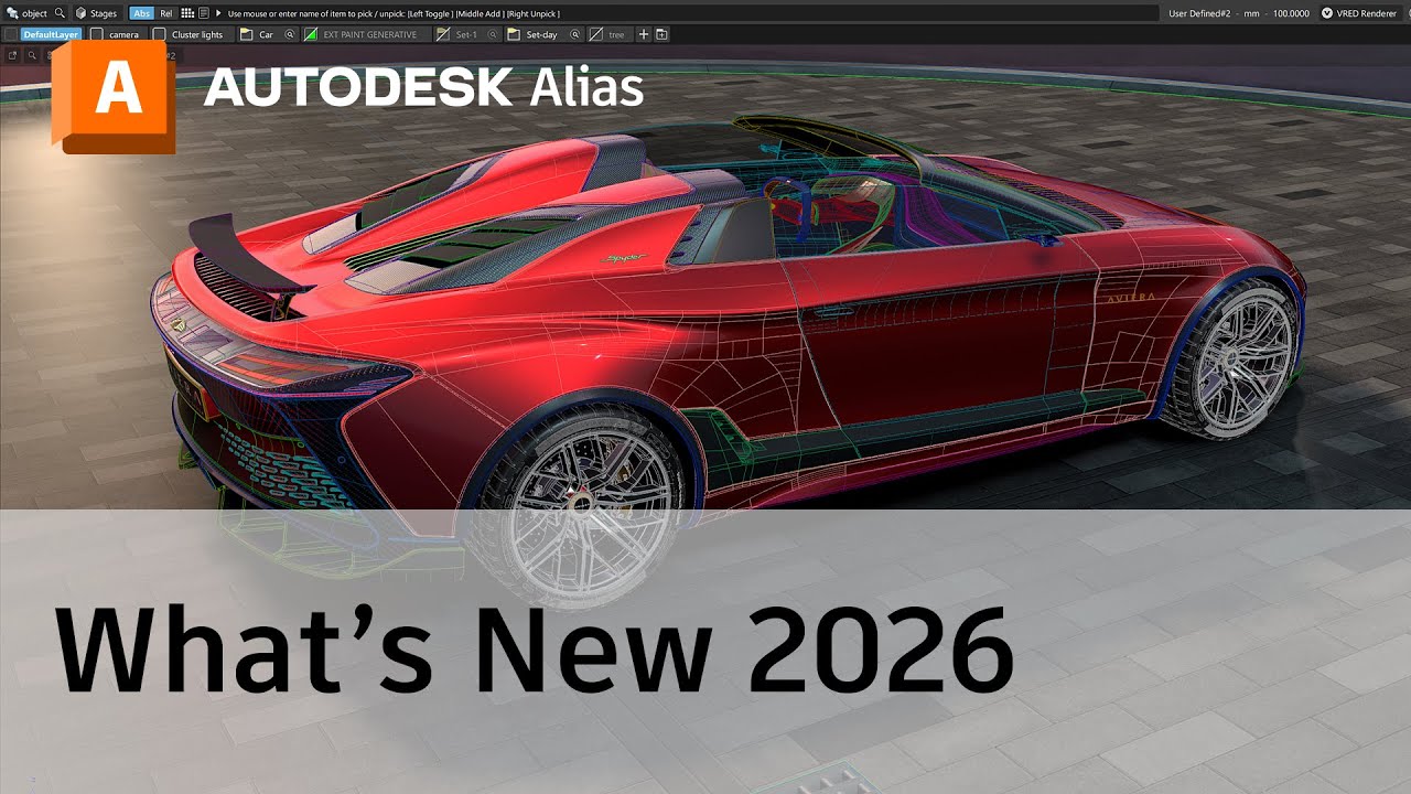 Autodesk Alias 2026: New Features & Improvements
