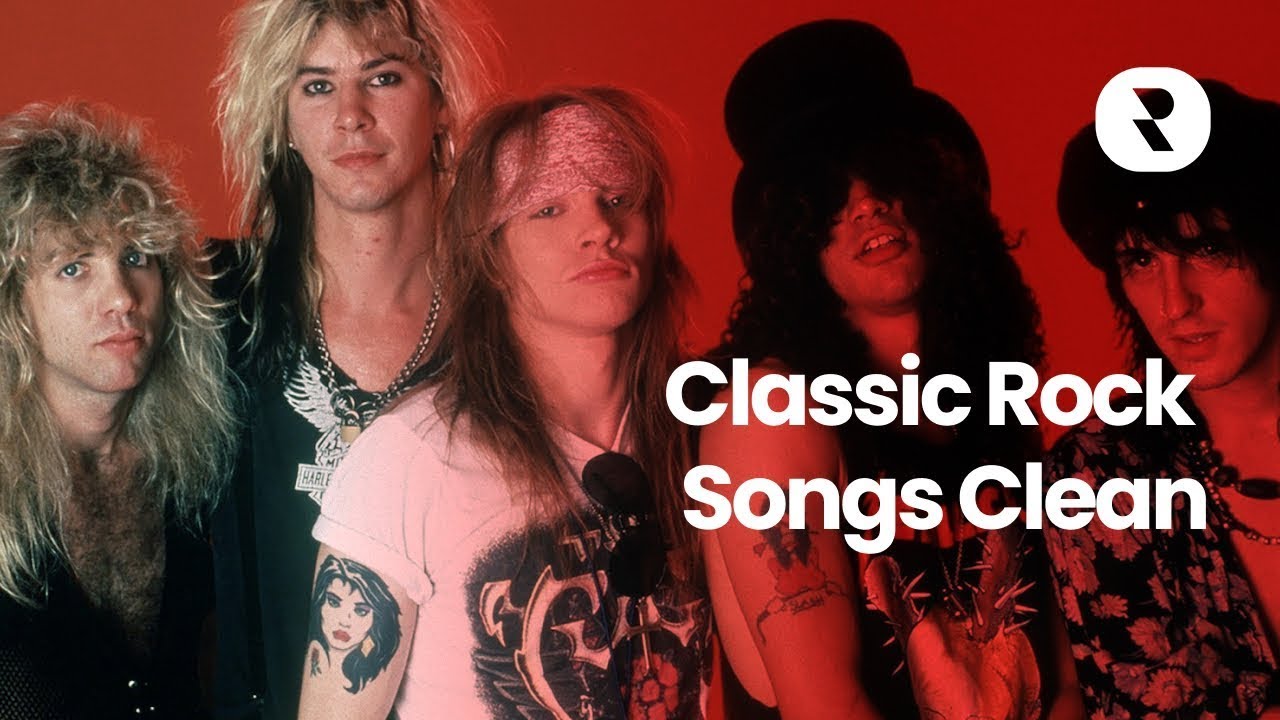 Clean Classic Rock Hits from the 70s, 80s, and 90s