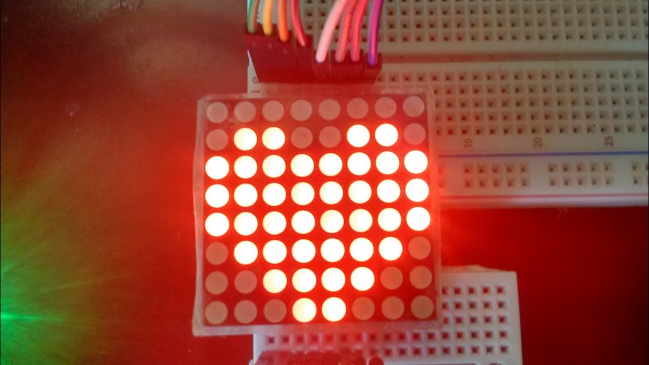 Display Heart on 8Γ8 LED with Arduino UNO β€οΈ