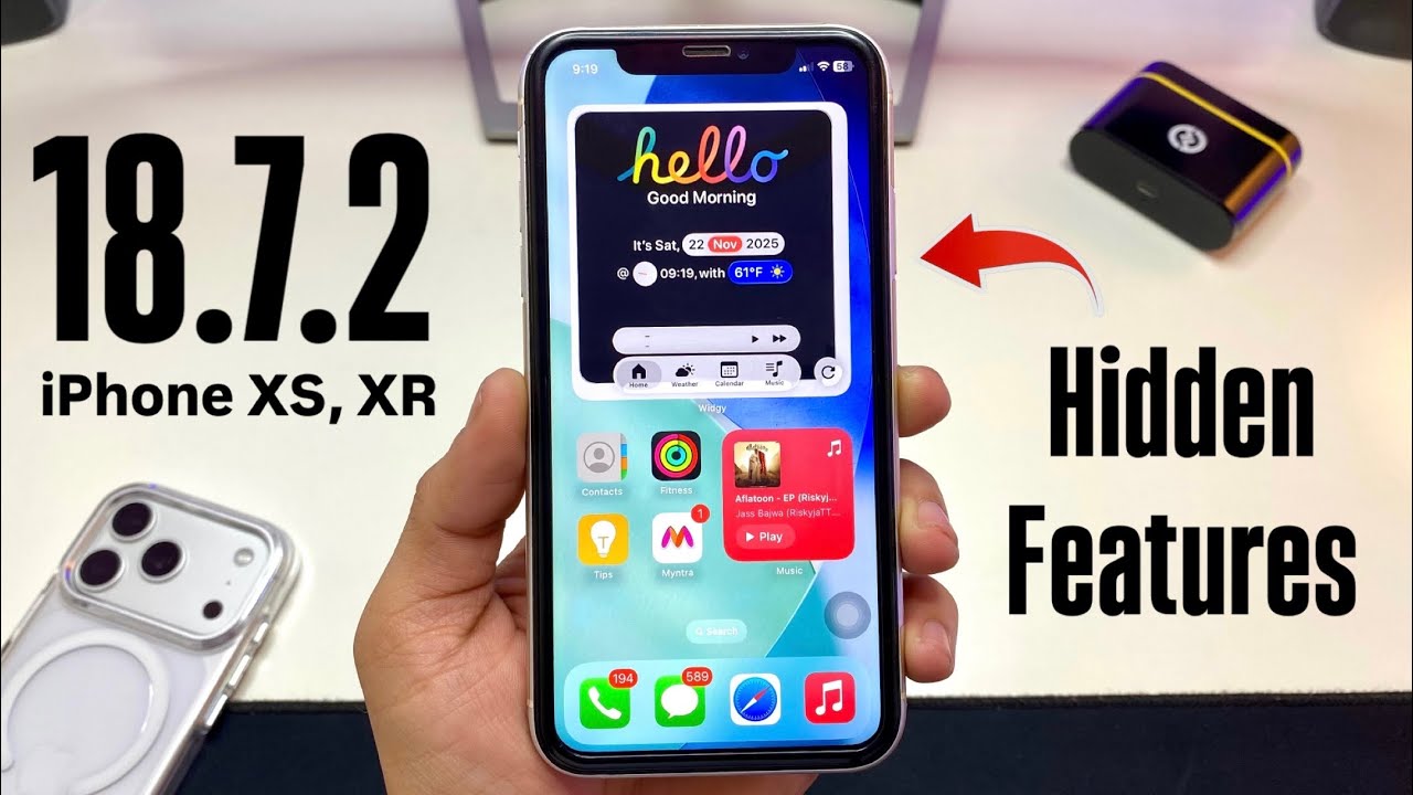 iOS 18.7.2 Hidden Features for iPhone XR, XS 📱