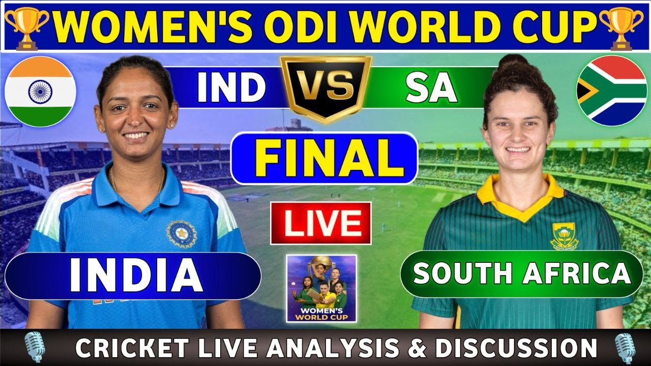 India Women vs South Africa Women: Final ODI Match Live Score & Highlights π