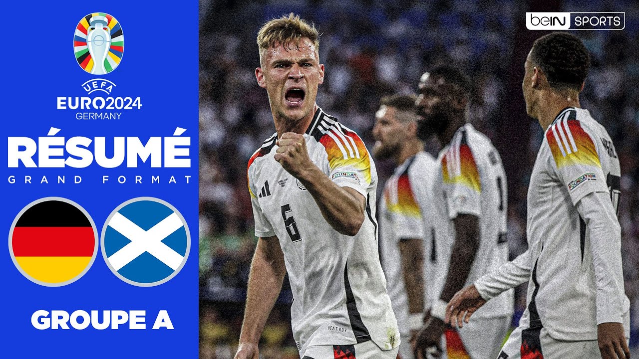 EURO 2024 : Allemagne écrase l'Écosse 5-1 en ouverture