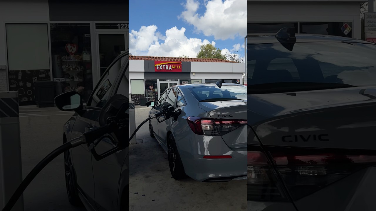First Fill-Up in My New 2026 Honda Civic Sport ⛽️