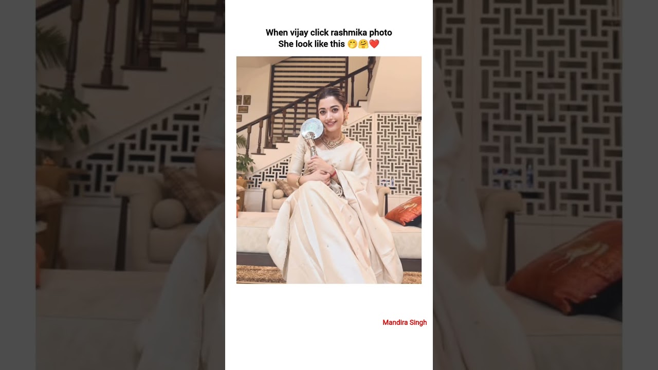 when vijay click rashmika photo #shorts #entertainment #vijaydevarakonda #rashmikamandanna
