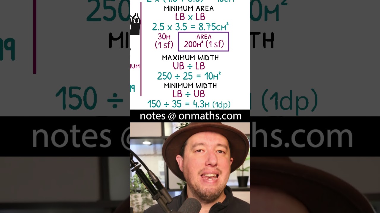 Accuracy in Division with Upper and Lower Bounds (Higher) #maths #gcse #gcsemaths #gcserevision