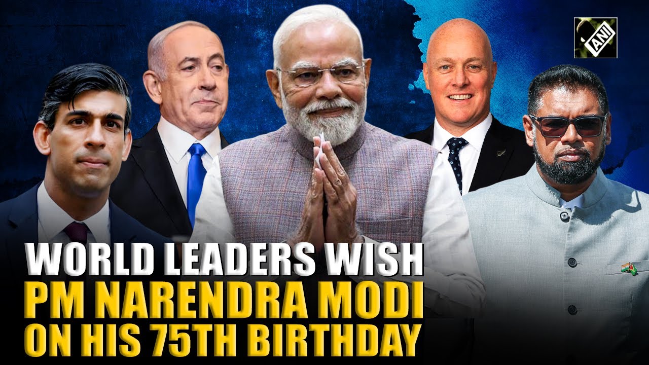 World Leaders Celebrate PM Modi's 75th Birthday π