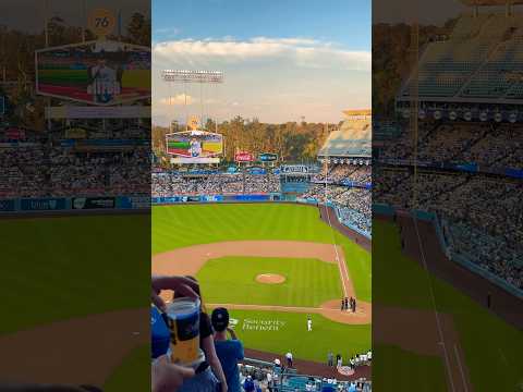 BTS V Says “It’s Time for Dodger Baseball!” ⚾️💜 #ITFDB #shorts