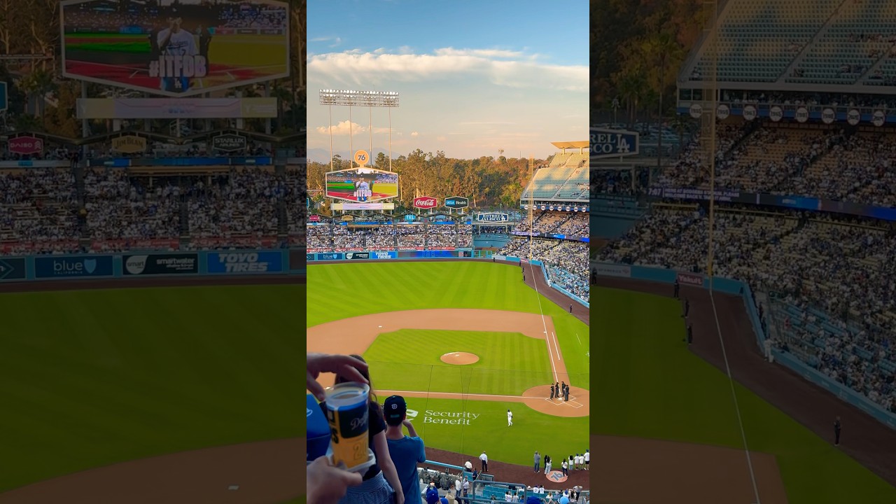 BTS V Excites Fans with Dodgers Baseball Cheers! ⚾️
