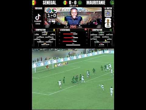 SĂNĂGAL 4-0 MAURITANIE LES LIONS QUALIFIĂS AU MONDIAL 2026 ! SADIO MANĂ EN FEU #senegal #mondial2026