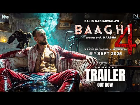 Baaghi 4 Official Trailer (2025) | Tiger Shroff, Sanjay Dutt | Hindi Telugu Tamil | First Look