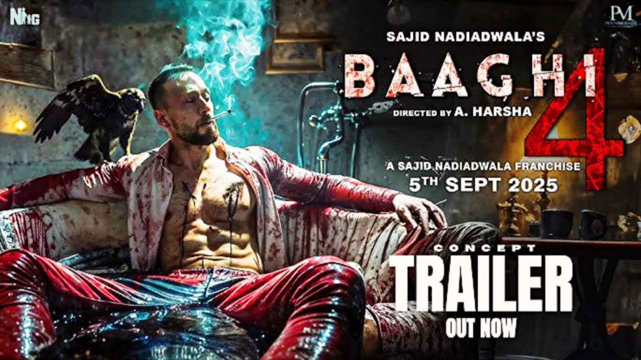 Baaghi 4 Official Trailer (2025) | Tiger Shroff & Sanjay Dutt
