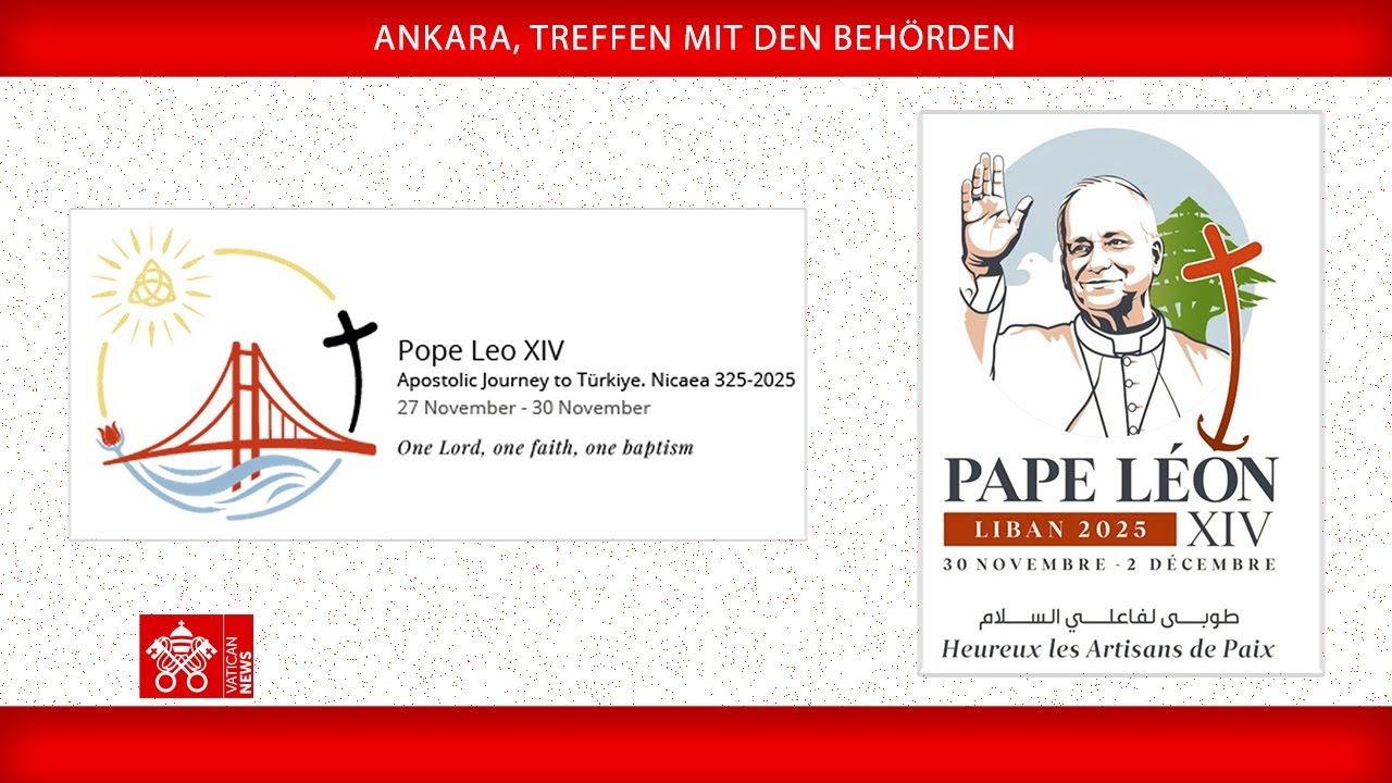 Papst Leo XIV trifft Behörden in Ankara am 27.11.2025