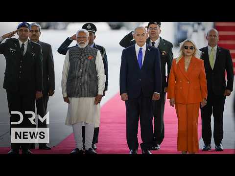 GRAND WELCOME: Narendra Modi Receives Spectacular Welcome from Netanyahu in Tel Aviv | AC1B