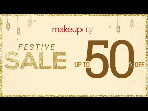 Celebrate this Festive Season with makeupcity’s Festive Sale. 🌙✨