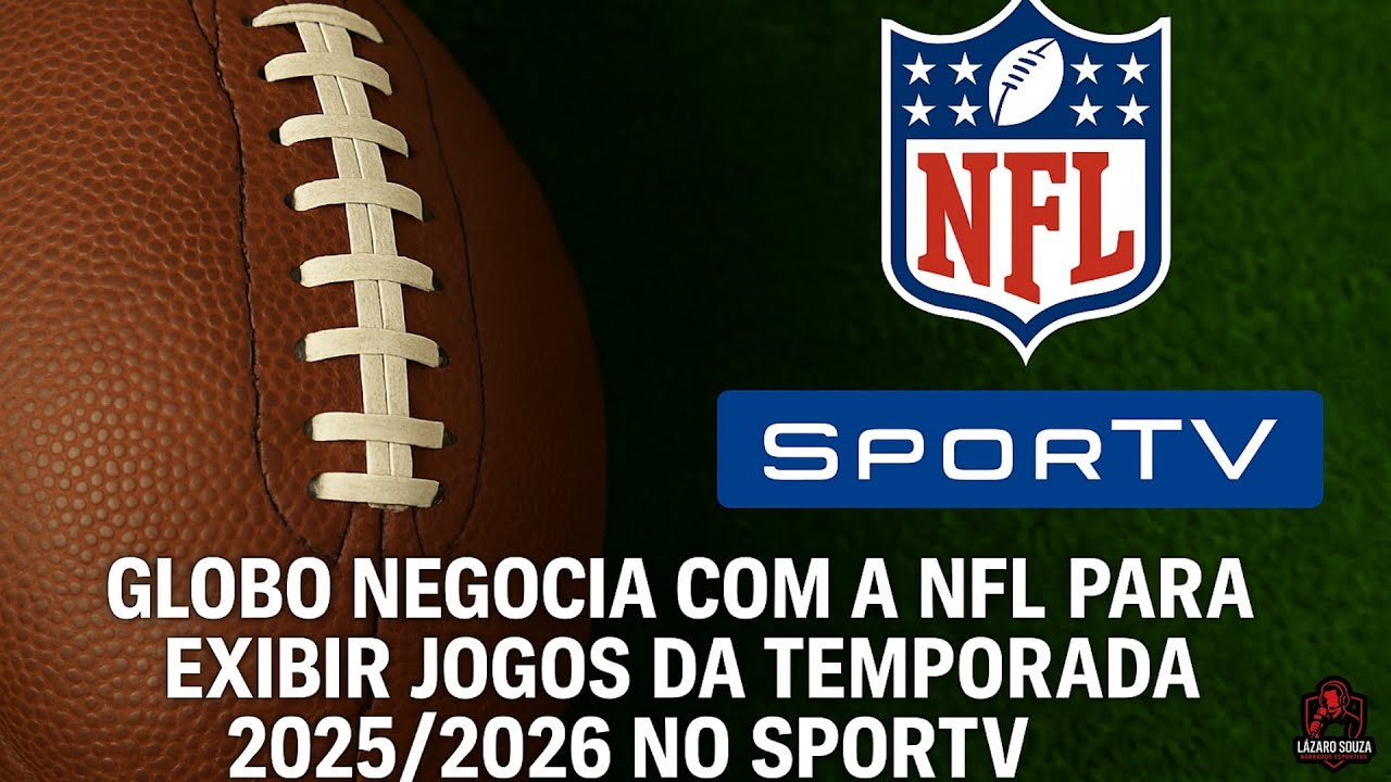 Globo NEGOCIA com a NFL para TRANSMITIR JOGOS no SporTV 