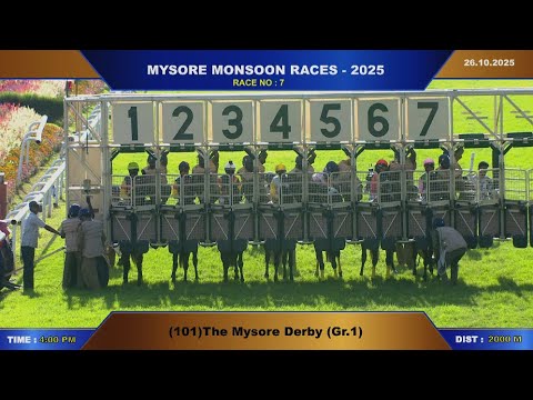 Mysore Derby 2025 (Grade I) - Race No 7 🏇