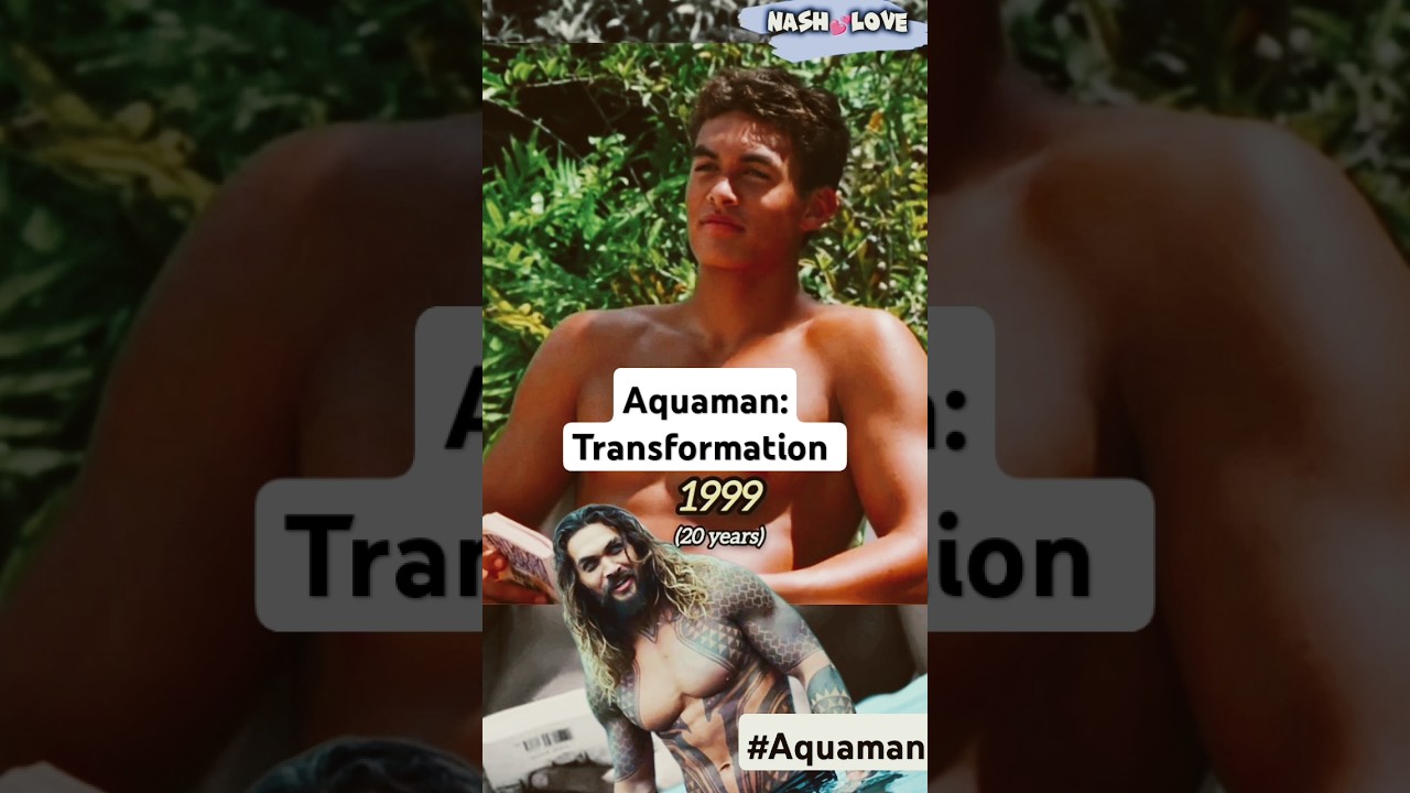 Jason Momoa's Incredible Aquaman Transformation 🌊