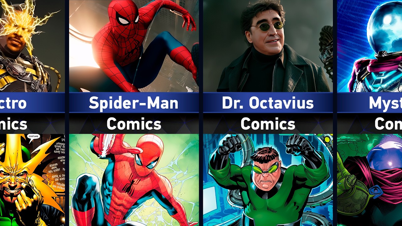 Spider-Man: MCU Characters vs Comics | Marvel