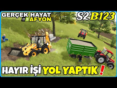 KÖY ÇEŞMESİNİN YOLUNU YAPTIK🔸️BİRİ ARKAMDAN İŞ ÇEVİRİYOR🔸️BÜTÜN KÖY BENİ SUÇLUYOR❗️FS25 GERÇEK HAYAT