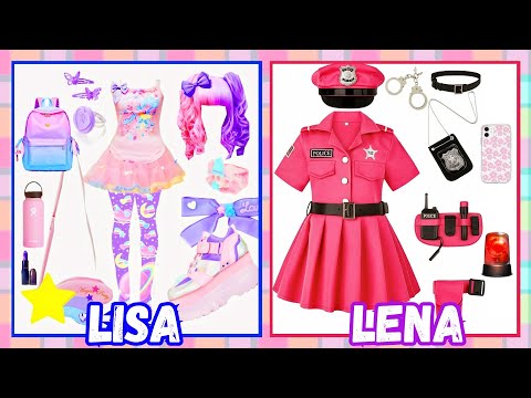 Lisa or Lena 😍(hard decision)#lena #lisa #lisaandlena #lisaorlena #viral #trending #ai #trending