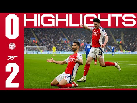 WINNING ON THE ROAD! | HIGHLIGHTS | Leicester City vs Arsenal (0-2) | Merino x2 | Premier League