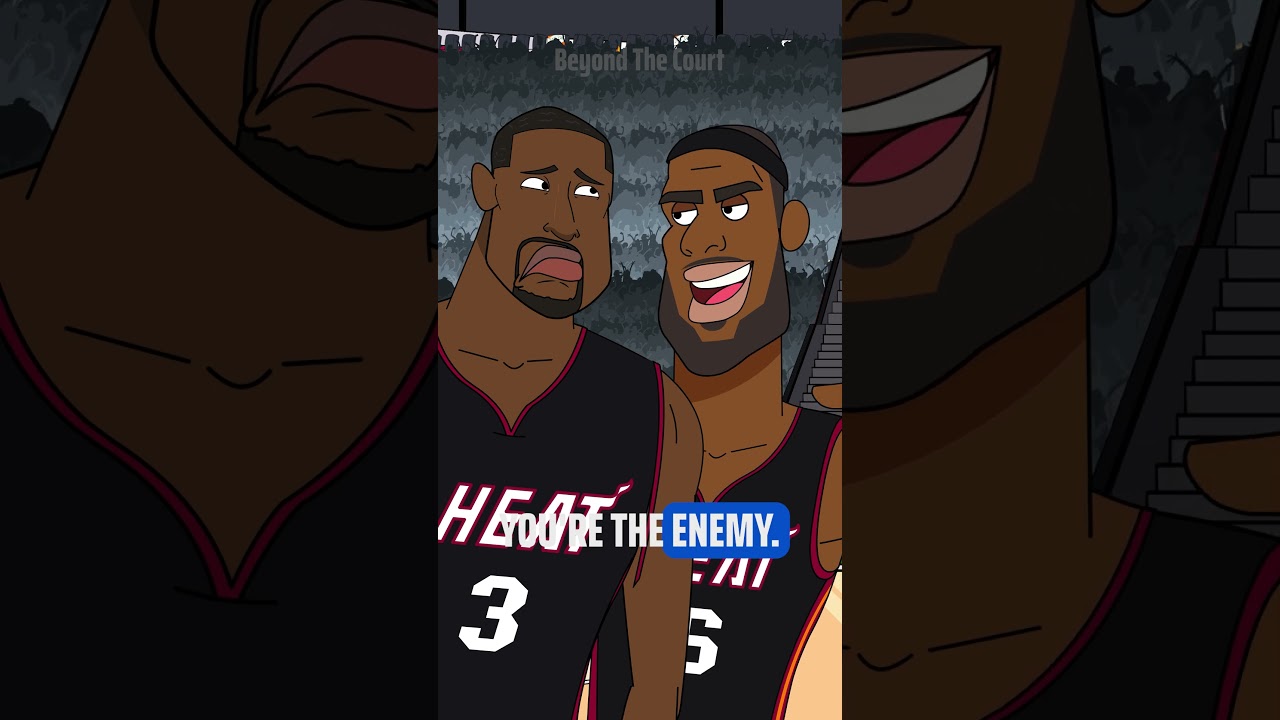 Iconic Photo of LeBron James & Dwyane Wade