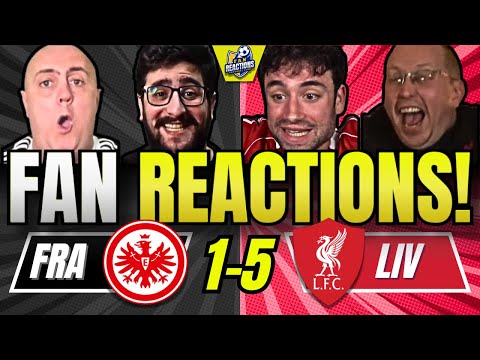 LIVERPOOL FANS SATISFIED REACTION TO FRANKFURT 1-5 LIVERPOOL | UEFA CHAMPIONS LEAGUE FAN REACTIONS