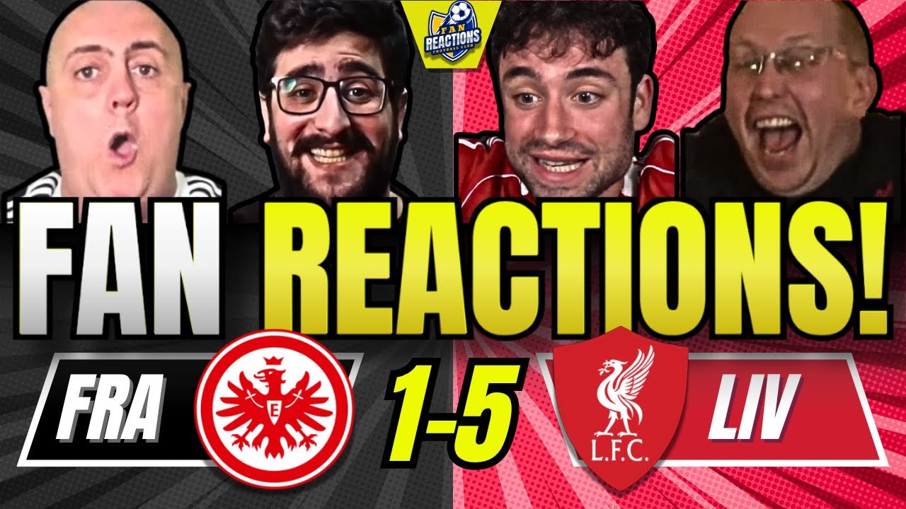 Liverpool Fans Celebrate Stunning 5-1 Victory Over Frankfurt in UEFA Champions League ⚽