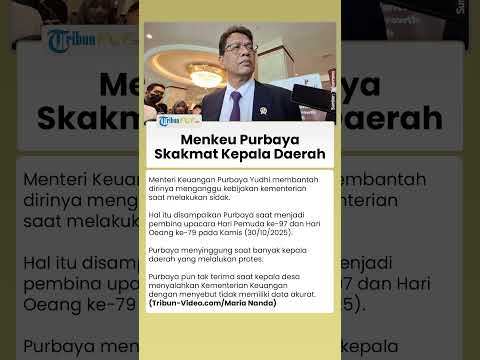 Tegas! Menkeu Purbaya Skakmat Kepala Daerah yang Sebut Data Kemenkeu Tak Akurat